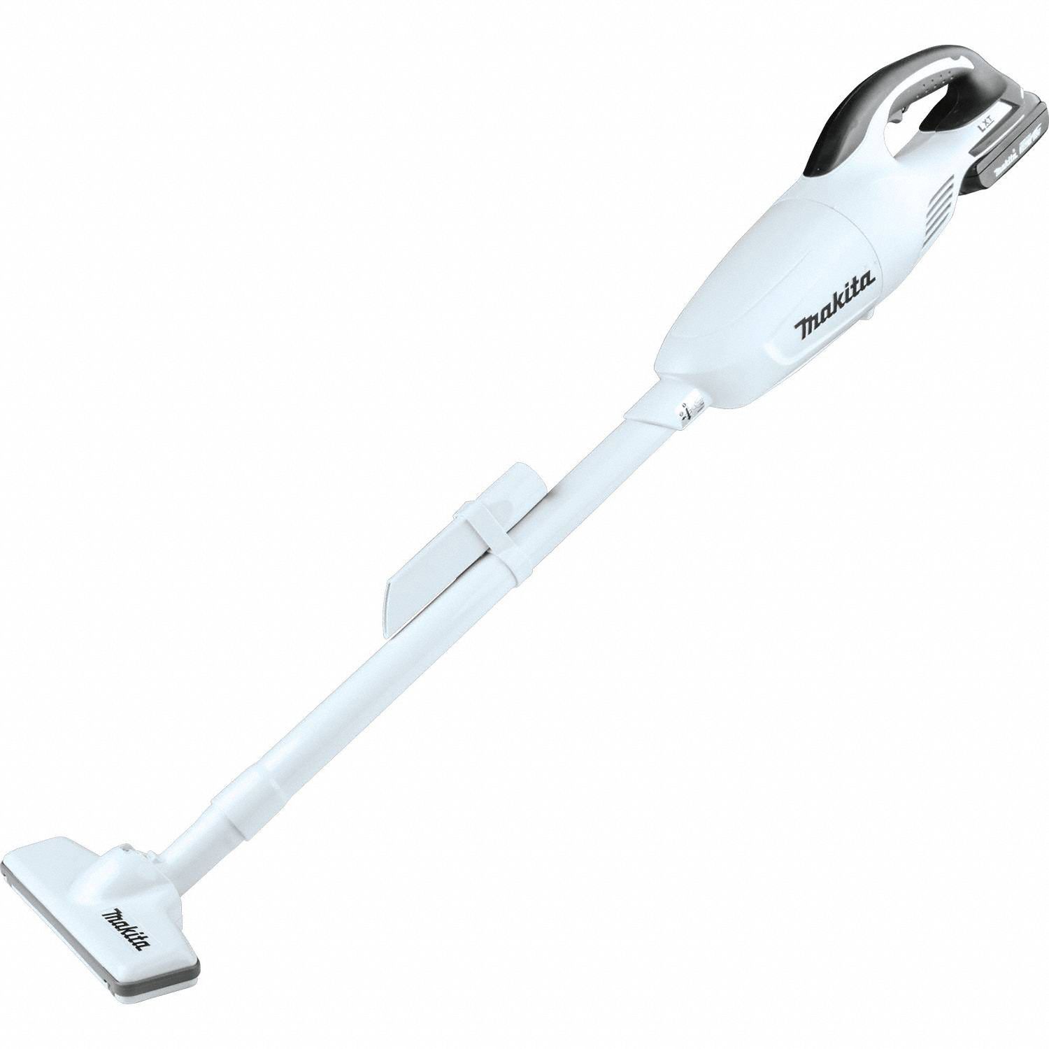 MAKITA Cordless Upright Vacuum 8 1/2 in Cleaning Path Wd, 2.7 lb Wt