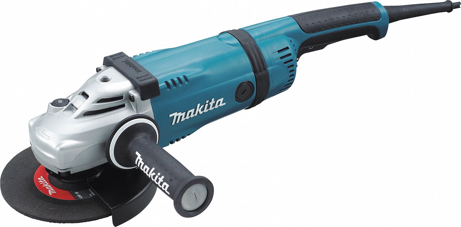MAKITA Angle Grinder, 7 In., No Load RPM 8000 14F107GA7040S Grainger