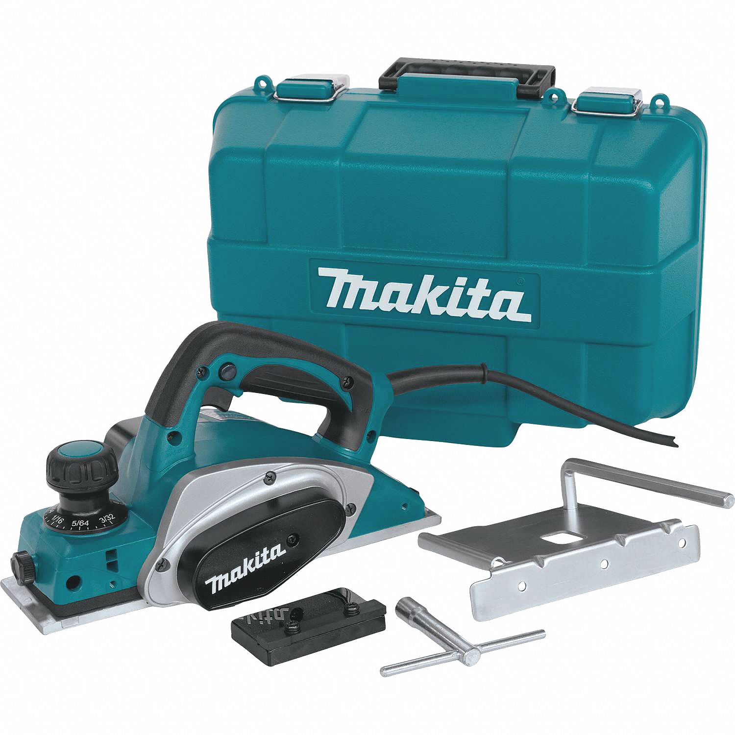 MAKITA, Flat, 120V AC, Corded Hand Planer - 14F142|KP0800K - Grainger