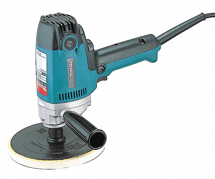MAKITA Sander Polisher, Corded, HookandLoop, 7 in Pad Size, 7.9 A