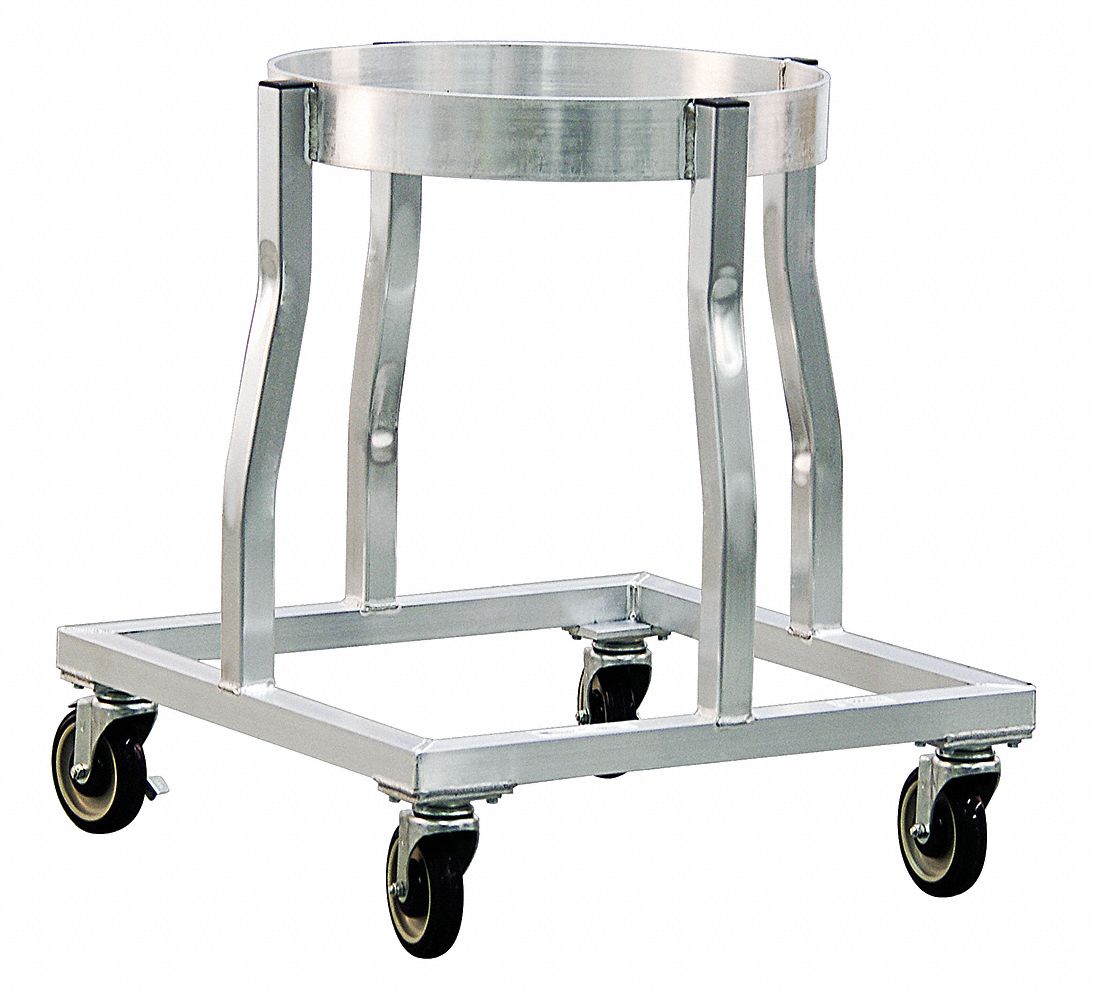 Food Service Dolly, 60 qt Load Capacity, Black/Blue Grainger