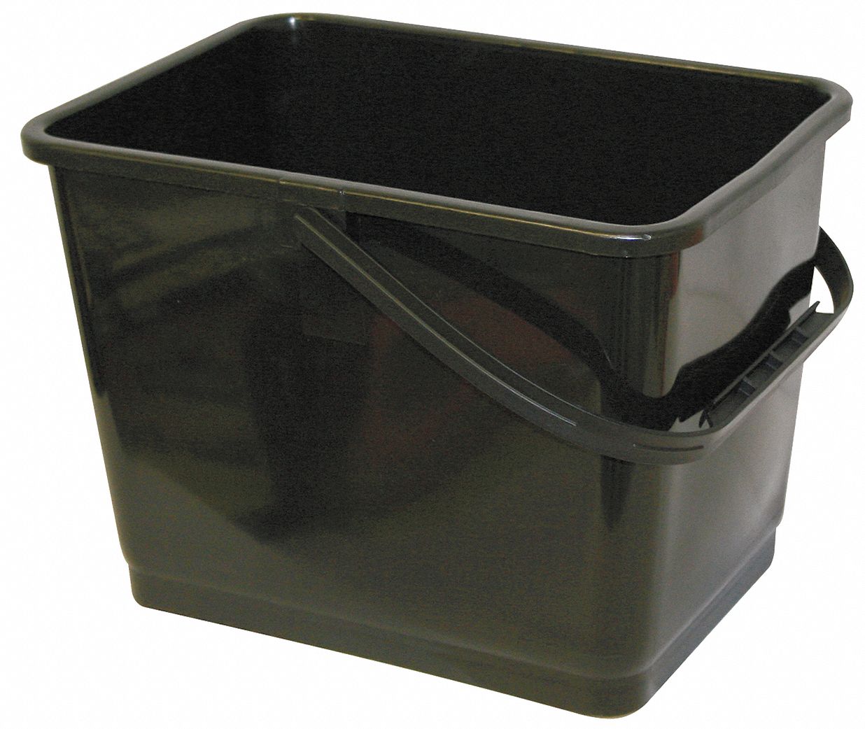 MALLORY Squeegee Bucket, 2 gal., Plastic 14G869864 Black Grainger