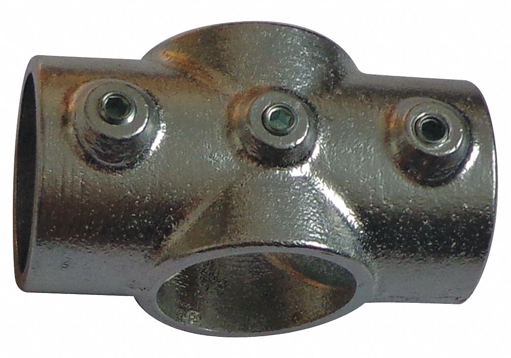 GRAINGER APPROVED Aluminum Structural Fitting, 1 1/2 in Nominal Pipe