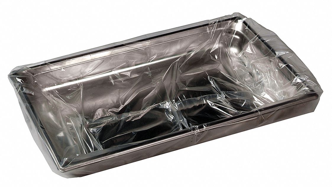 DAYMARK Ovenable Pan Liner Plastic, 34 in Wd, 12 in Lg, 1 mil Thick, 0