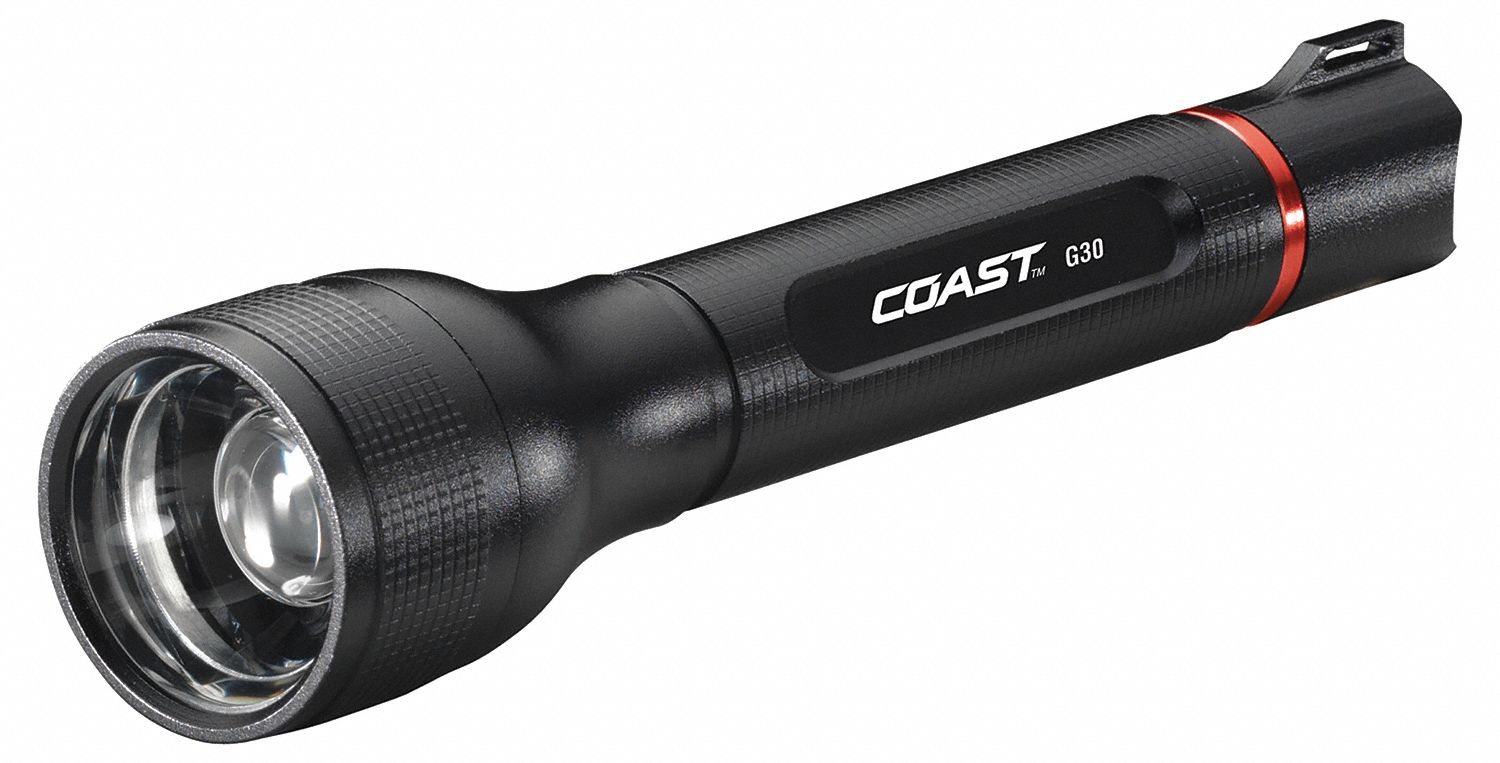 COAST Industrial Handheld Flashlight, Aluminum, Maximum Lumens Output