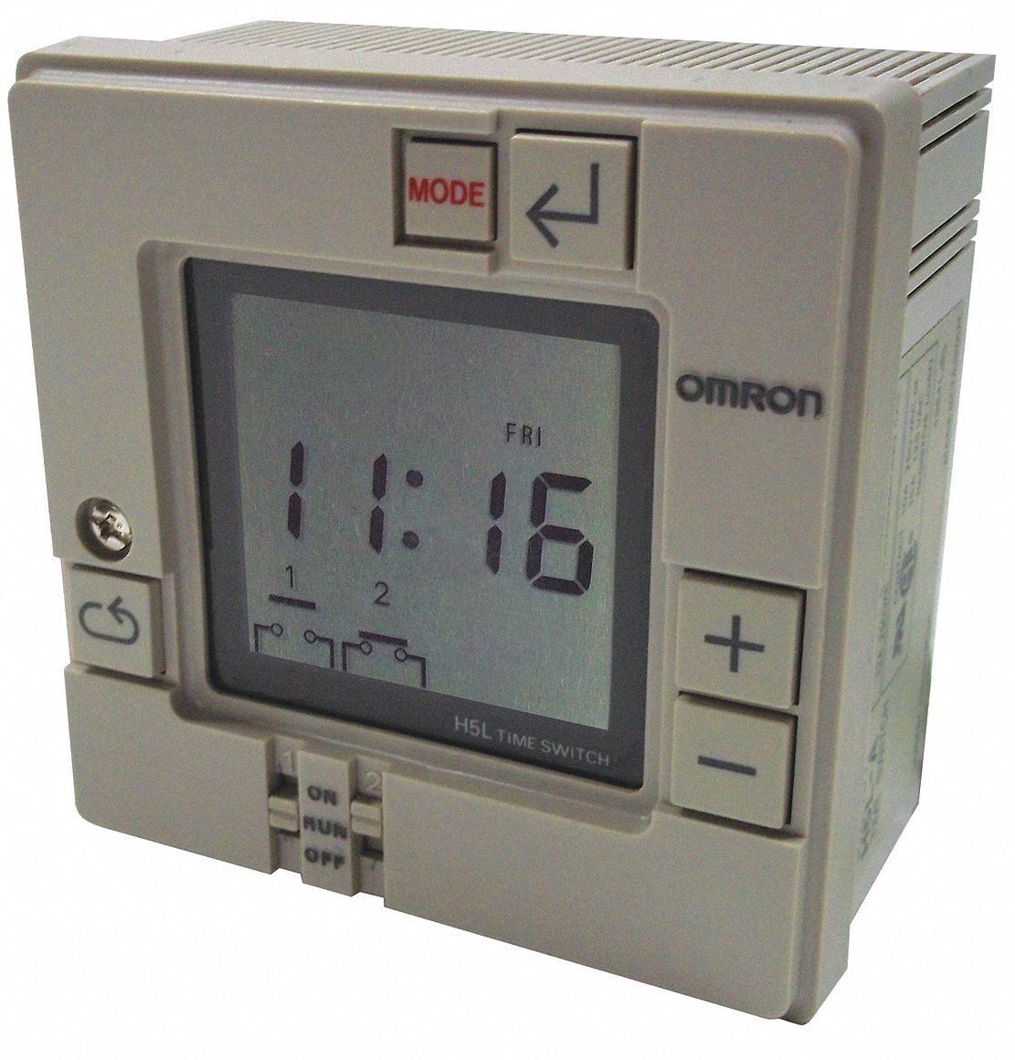 OMRON Electronic Timer, 7 Days, Number of Channels 2, (2
