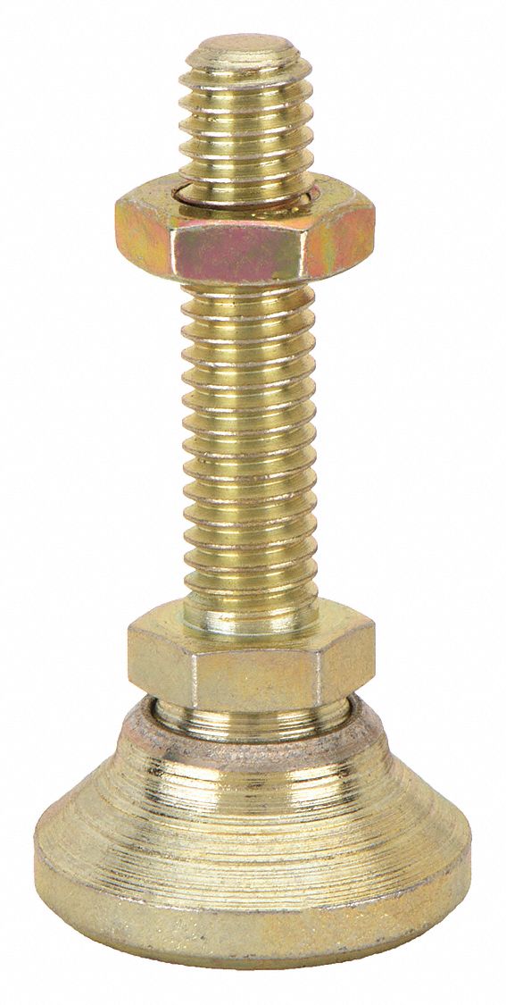 S & W MANUFACTURING, M6, 1 in Bolt Lg, Leveling Mount 14H412MBSW00