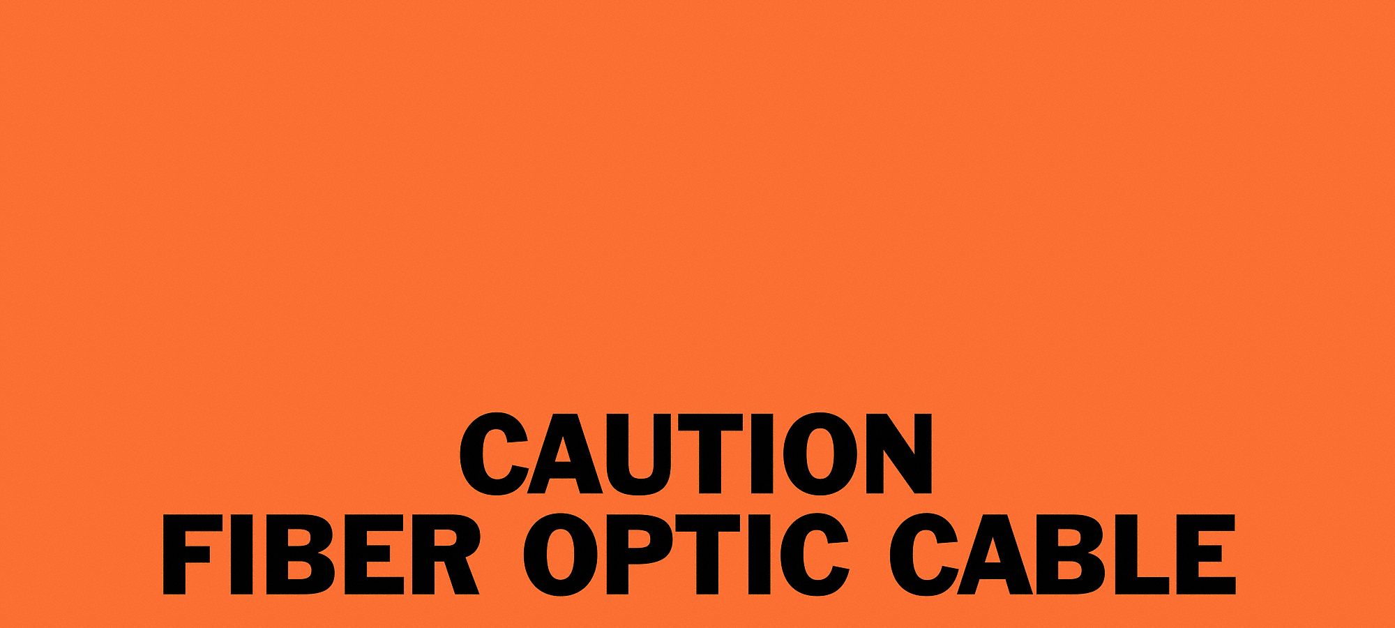 Vinyl, 0.003 in Thick, Fiber Optic Cable Label 14H73747659 Grainger