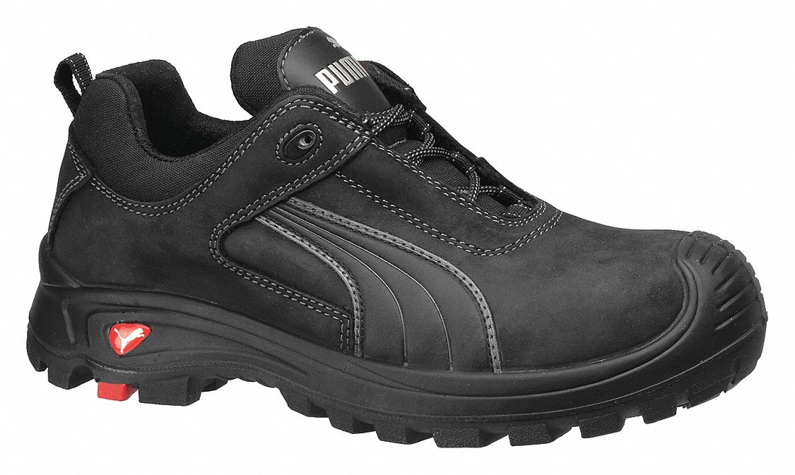 PUMA SAFETY SHOES Athletic Shoe, 10, EE, Men's, Black, Composite Toe