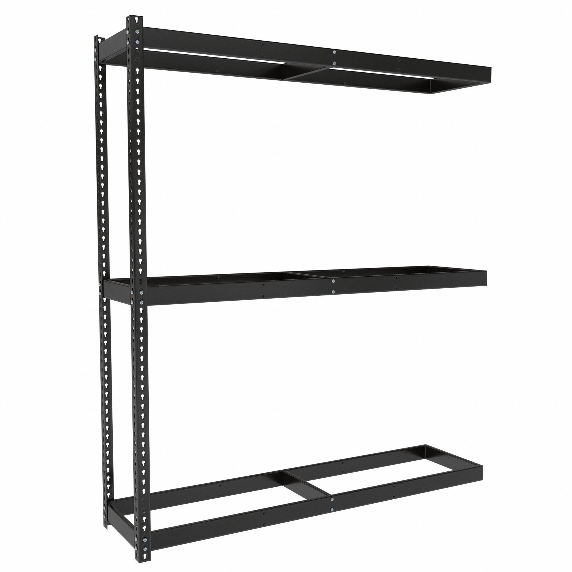 HALLOWELL, AddOn, MediumDuty, Boltless Shelving 14L105DRHC721884
