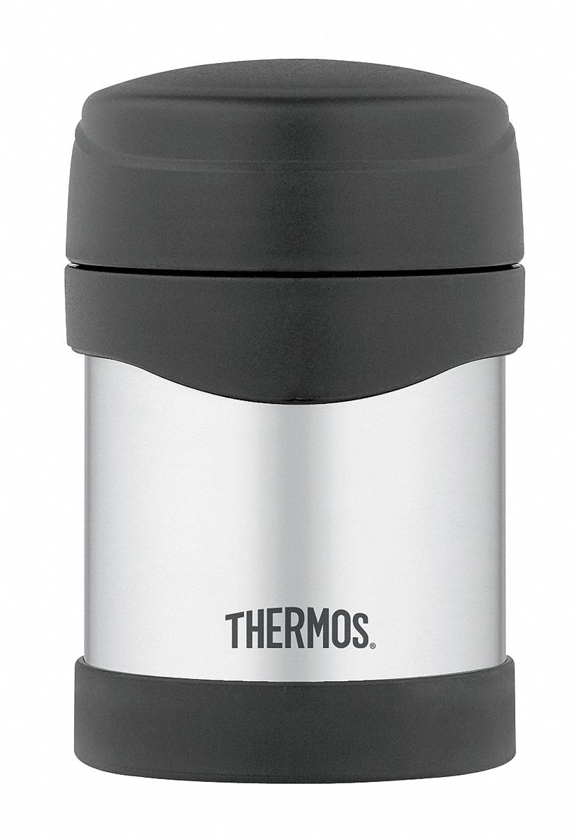 THERMOS, 10 oz Capacity, Stainless Steel, Food Jar 14L9132330TRI6