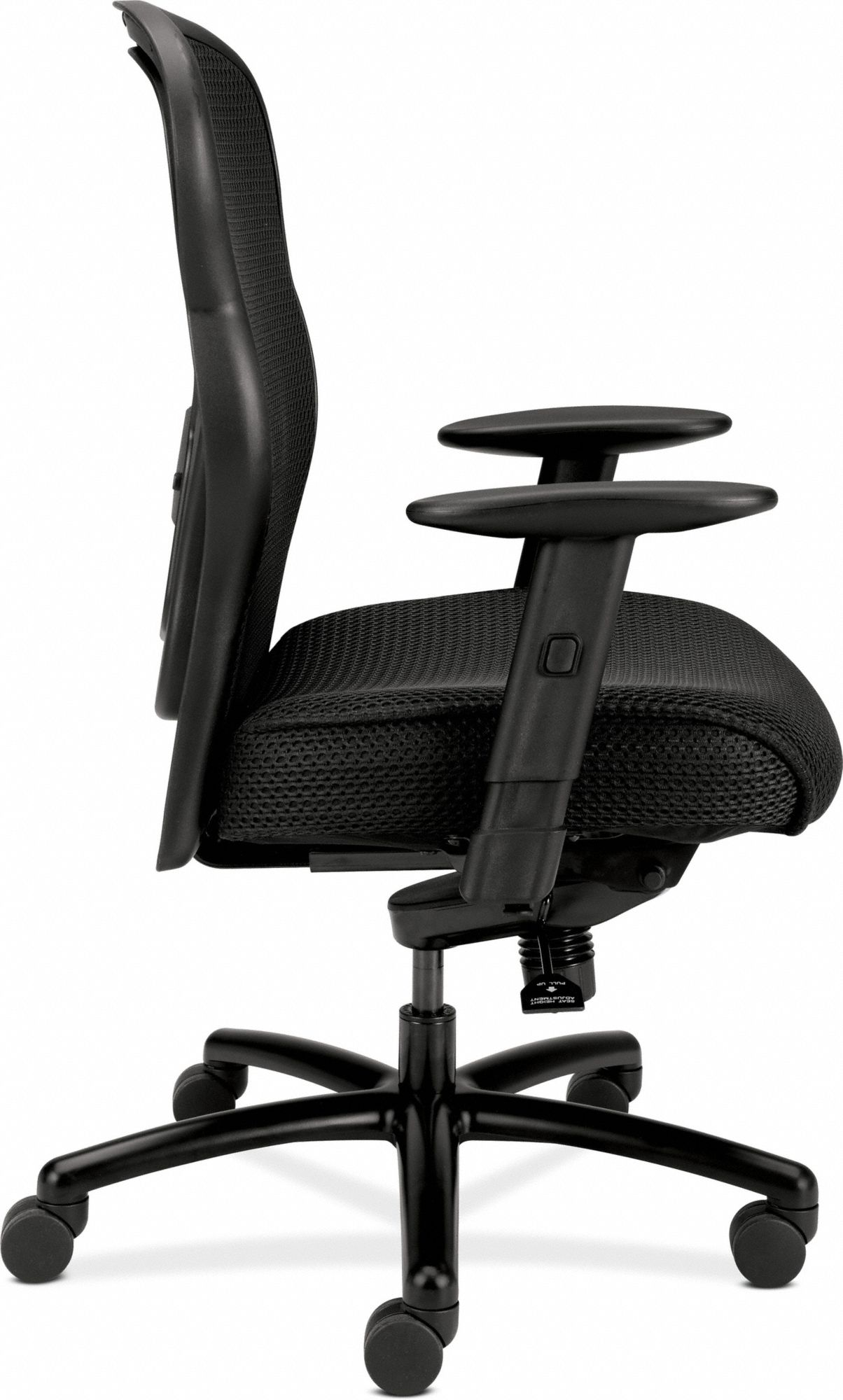 BASYX BY HON Executive Chair, Executive Chair, Black, Fabric, 19 in to