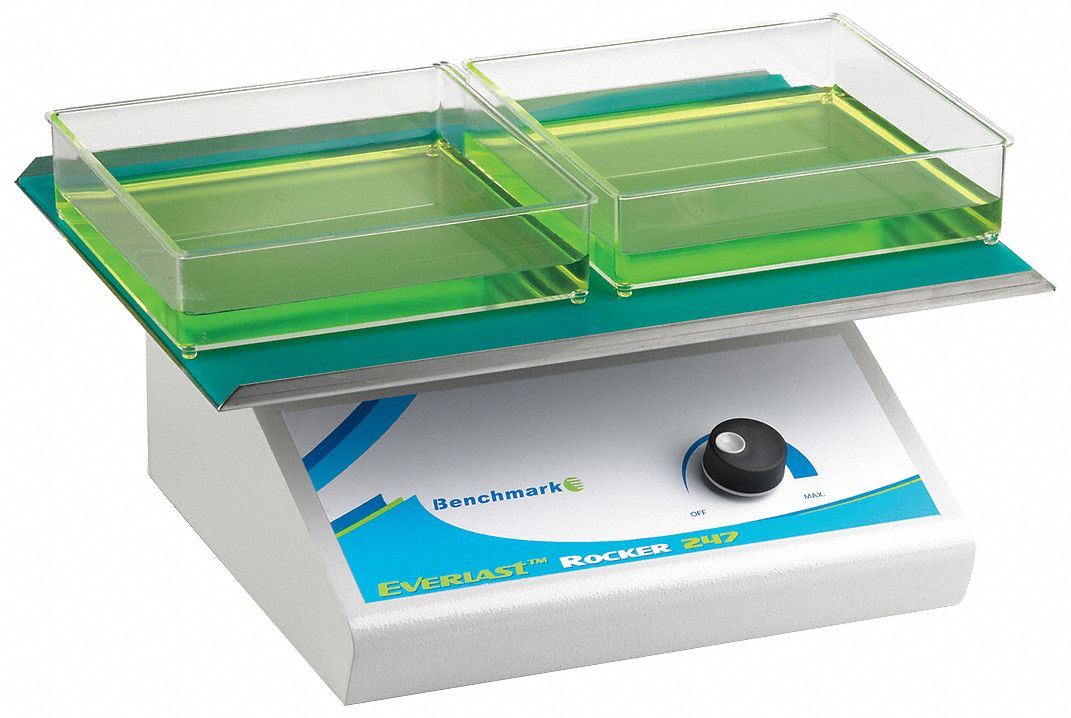 BENCHMARK SCIENTIFIC, Rocker, 16 in Platform Lg Lab Equipment, 2D