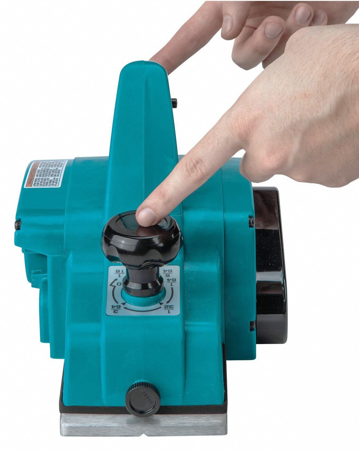 MAKITA Corded Hand Planer Flat, 120V AC, 7.5 A, 4 3/8 in Blade Wd, 1/