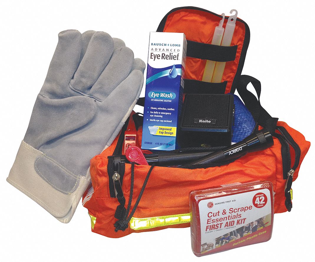 WORLD PREP Tornado/Hurricane Safety Kit, Number of Components 52