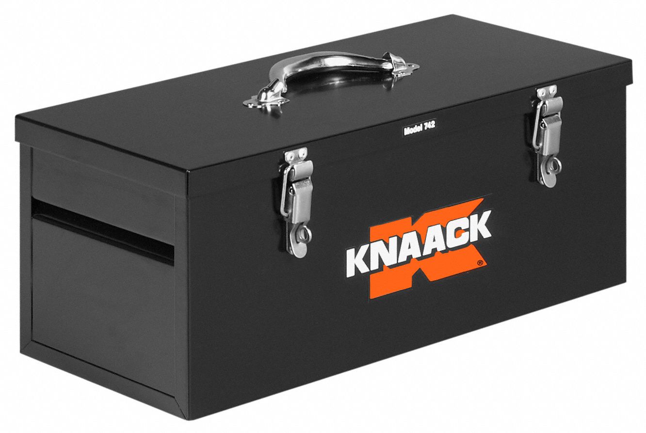 KNAACK Portable Tool Box, 22" W x 9" D x 9" H 14V885742 Grainger