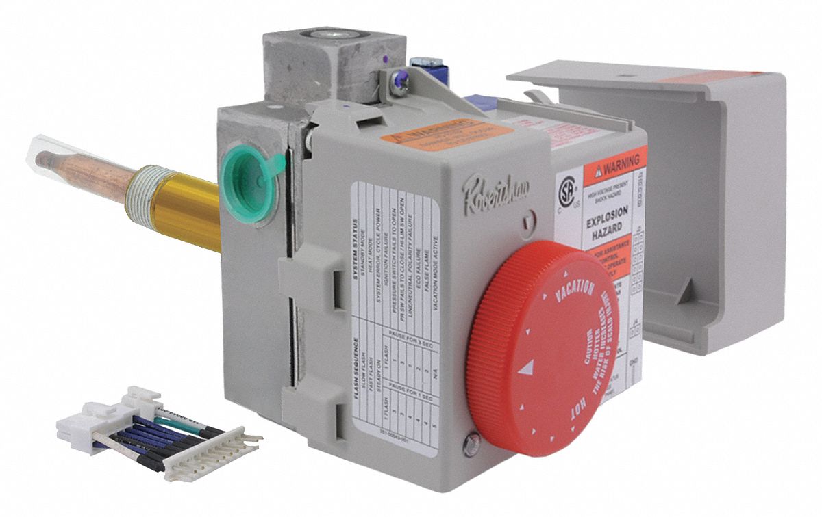 RHEEM, Natural Gas, Gas Control Thermostat Kit 15A540SP20161A Grainger