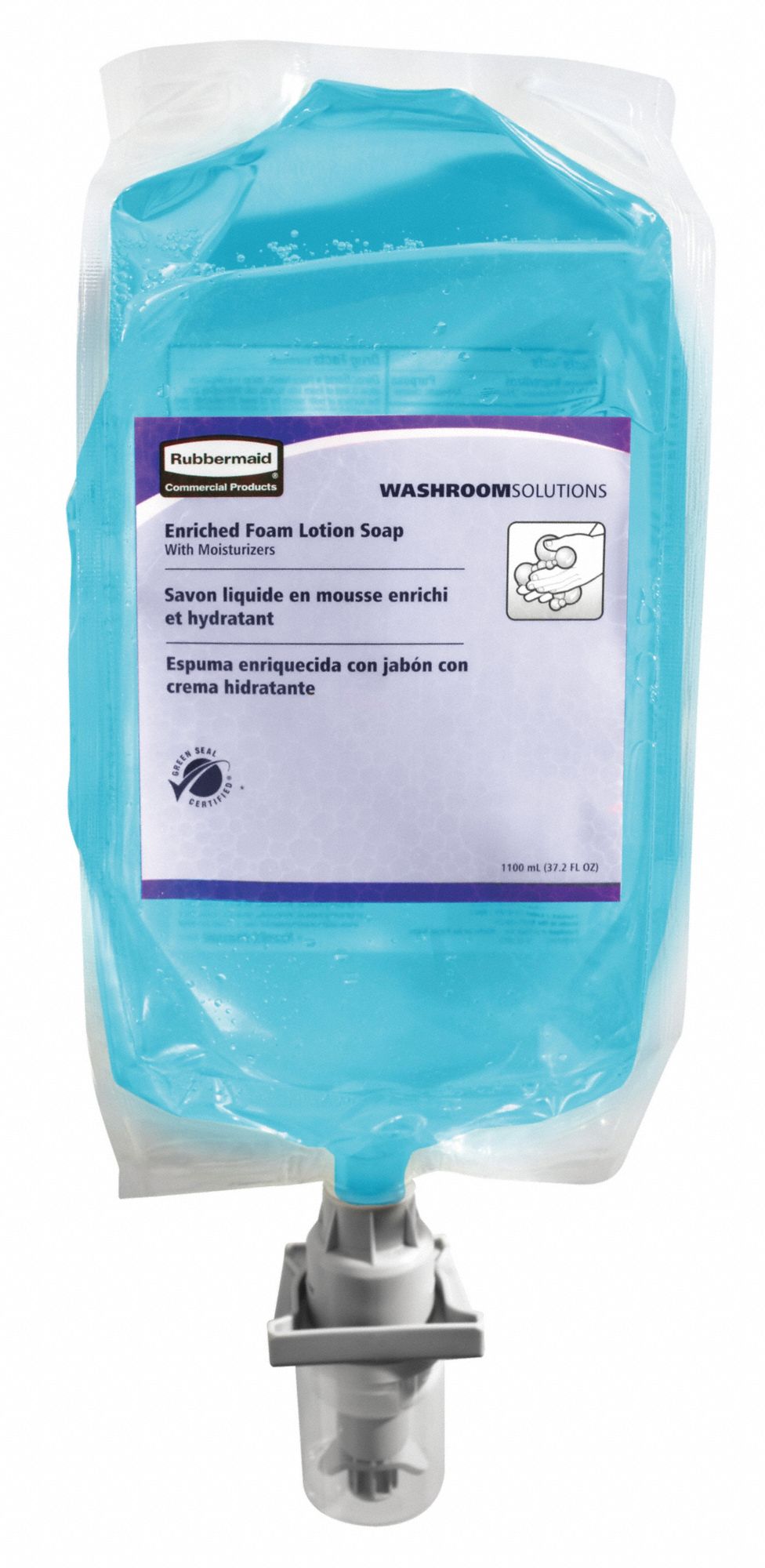 RUBBERMAID COMMERCIAL PRODUCTS FG750112 Foam Hand Soap,1100mL, Lt