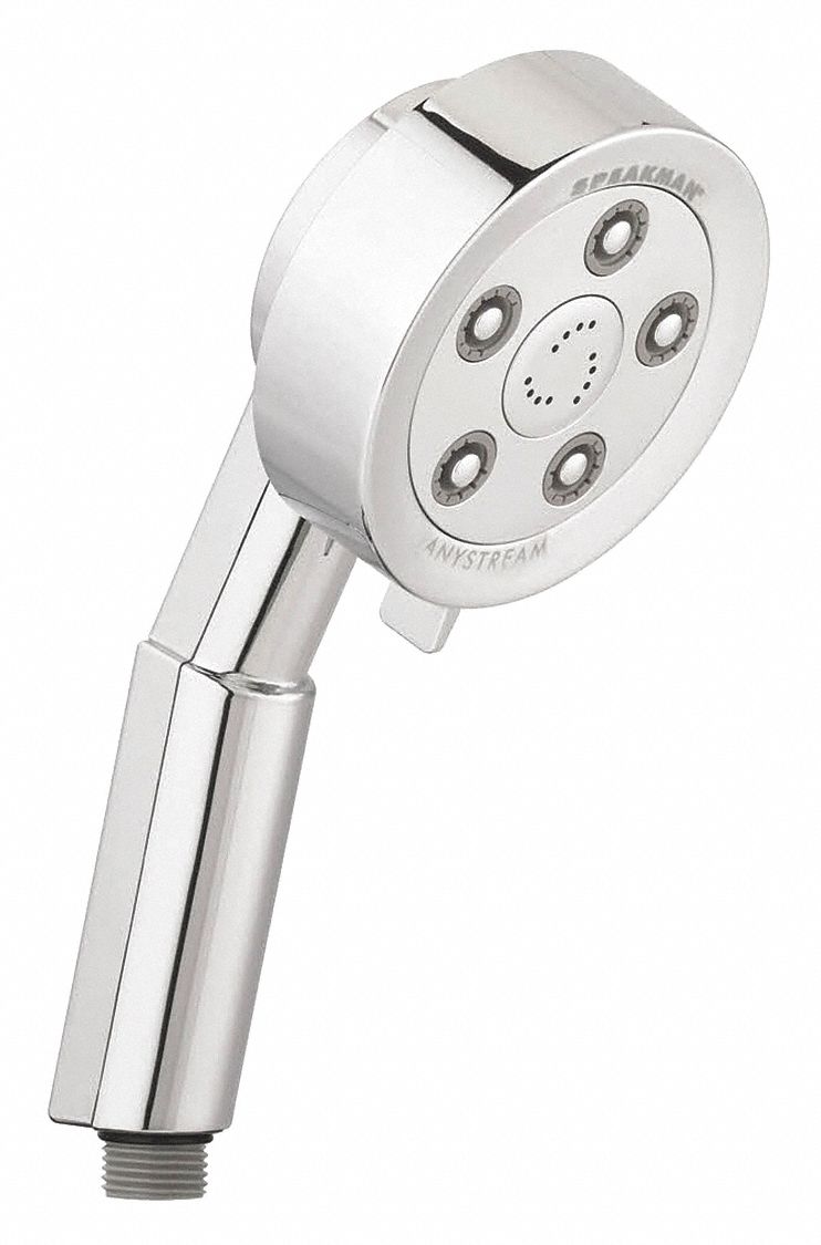 SPEAKMAN Shower Head, Handheld, Chrome, 2.5 gpm 15F344VS3010 Grainger
