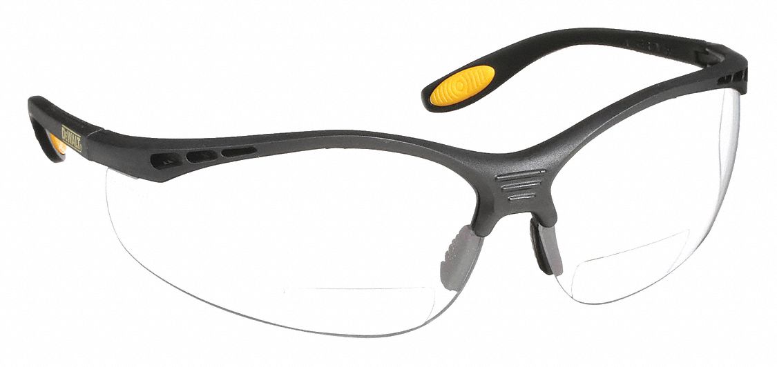 DEWALT Clear ScratchResistant Safety Reading Glasses, +1.0 Diopter