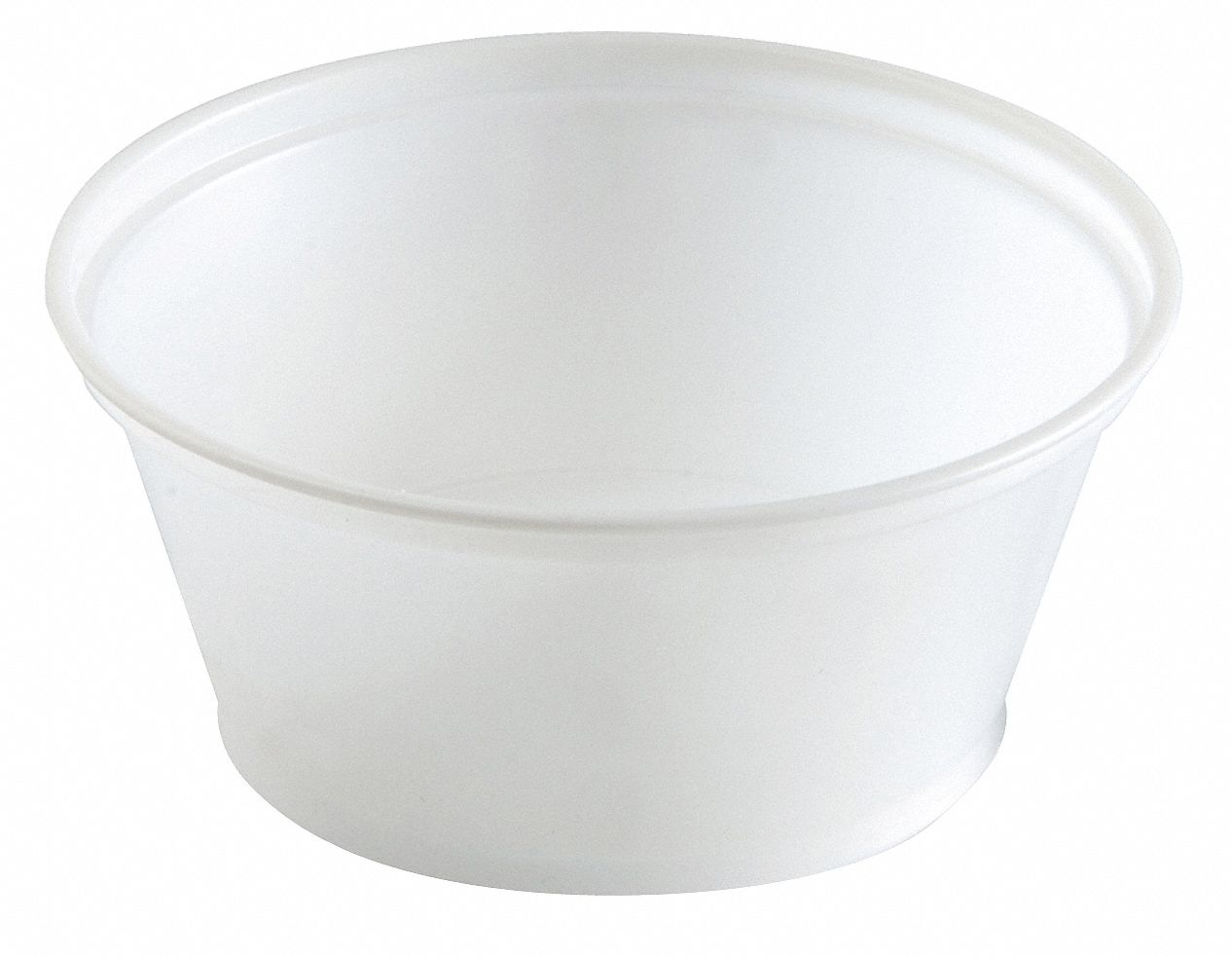 3.25 oz. Souffle Cup, Translucent Plastic, 2400 PK Grainger