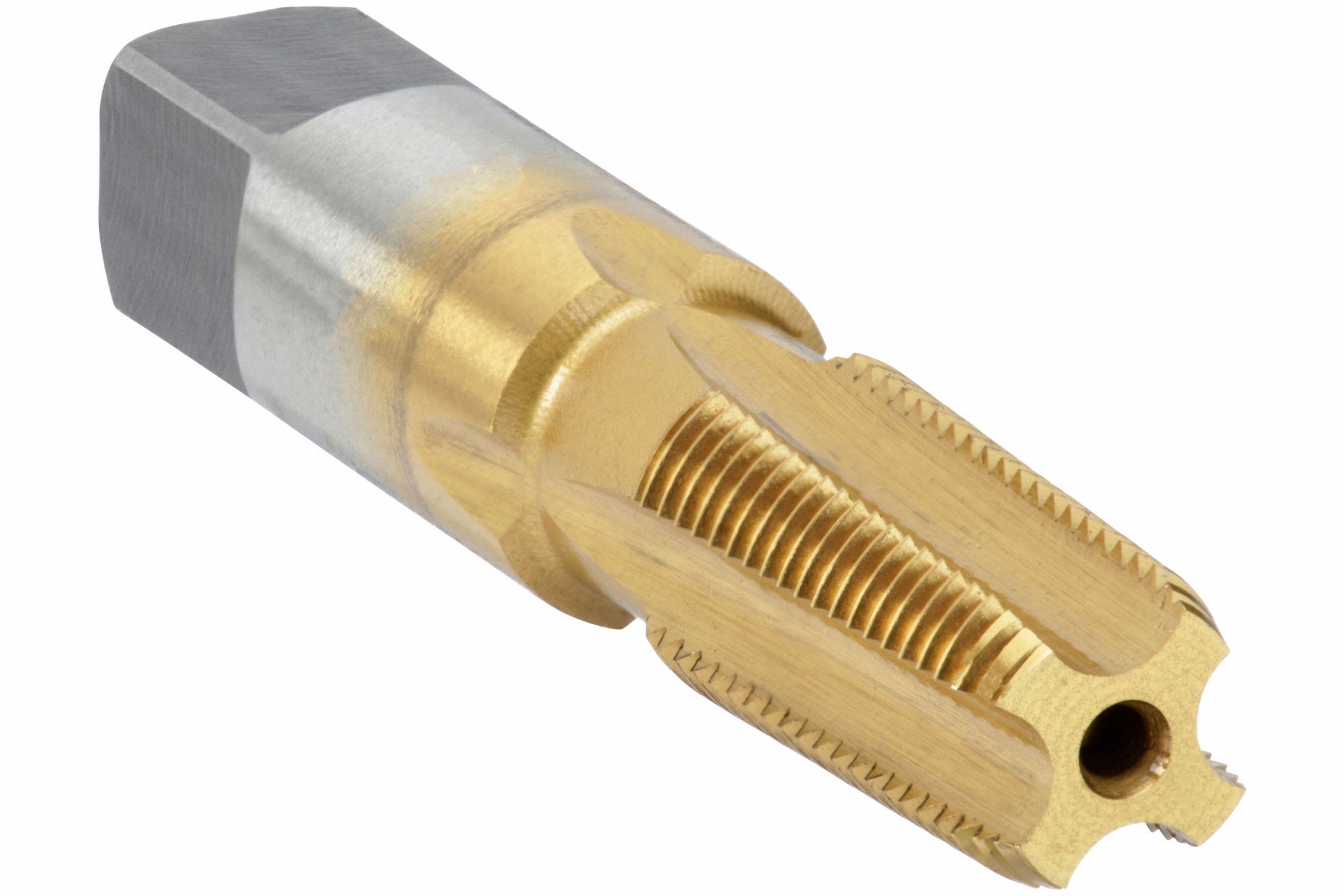 GREENFIELD THREADING, 1/4"18 Thread Size, 1 1/16 in Thread Lg, Pipe