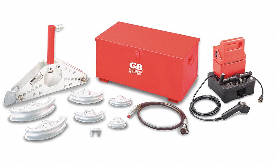 GARDNER BENDER Hydraulic Pipe Bender, 1/2 to 2, w/PE22J 15V894