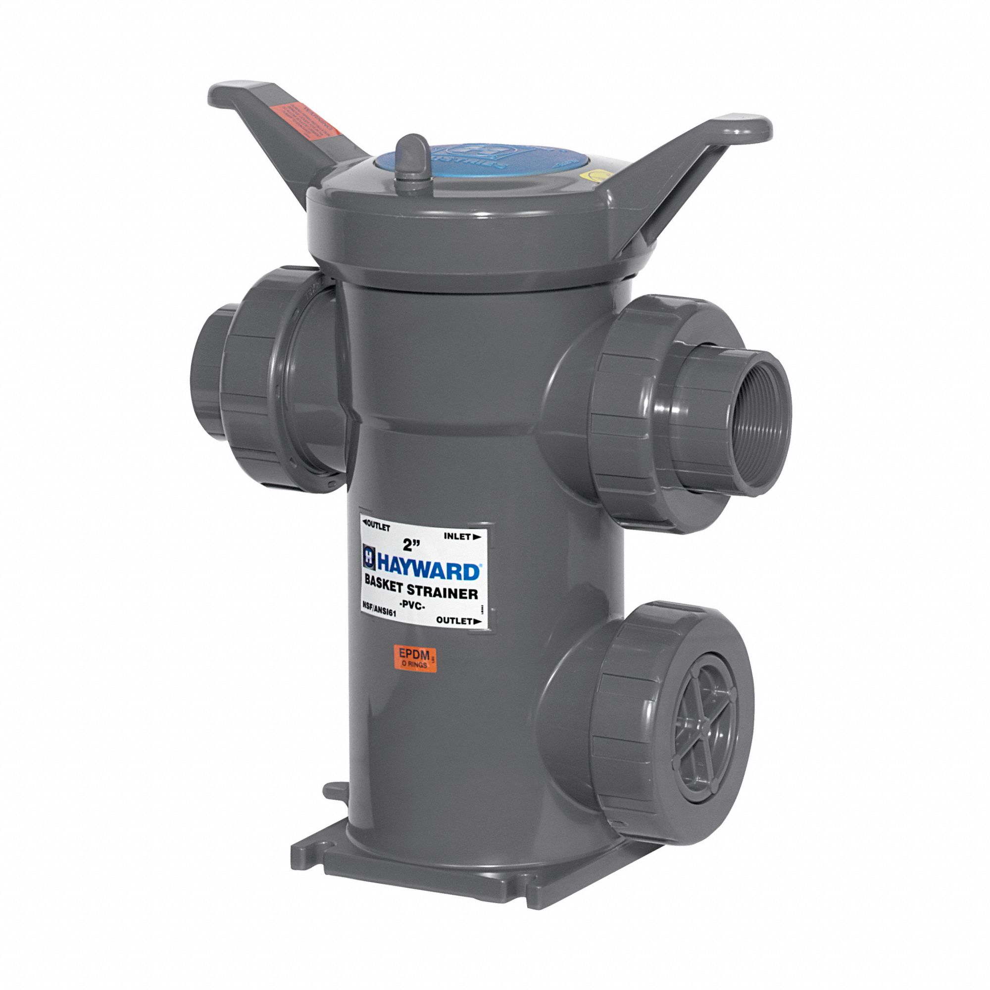 HAYWARD, PVC, Single, Basket Strainer 15W006SB1300FE18 Grainger