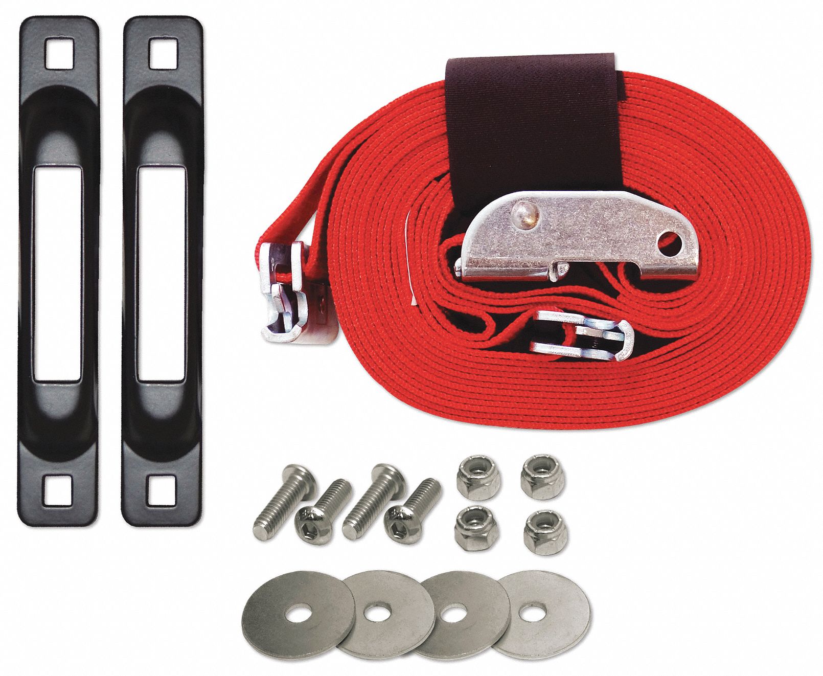 SNAPLOC Tie Down Strap Kit, 16 ftL x 2 inW, 1,000 lb Load Limit