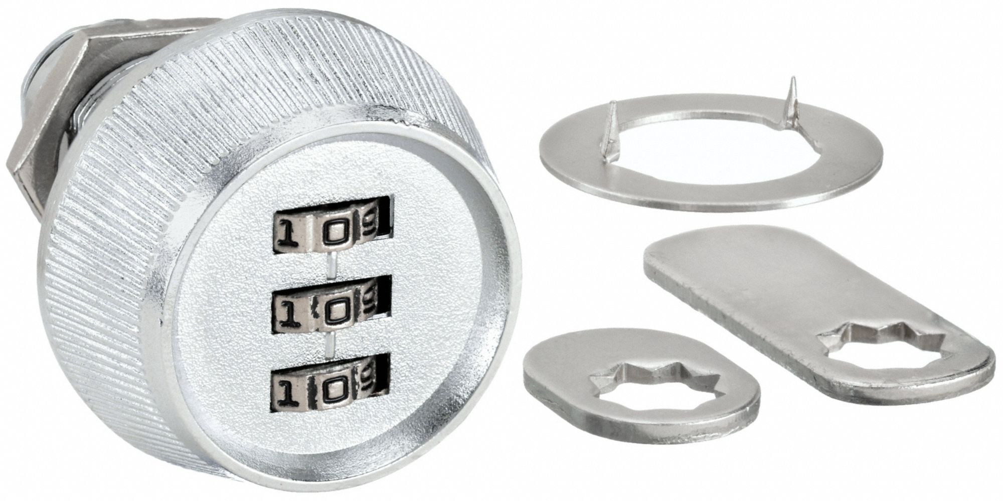 CCL Keyless Combination Cam Locks For 27/32 in Material Thick, 3/4 in Mounting Hole Dia
