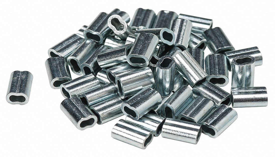 BRADY Tag Fastener Type Wire Clamp, Finish Zinc Plated, Zinc, 3/8 in