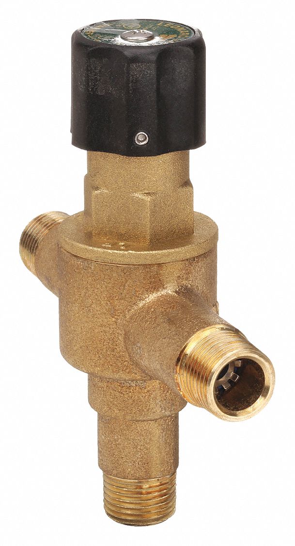 LEONARD VALVE THERMOSTATIC MIXING VALVE,1/2 IN Mixing Valves
