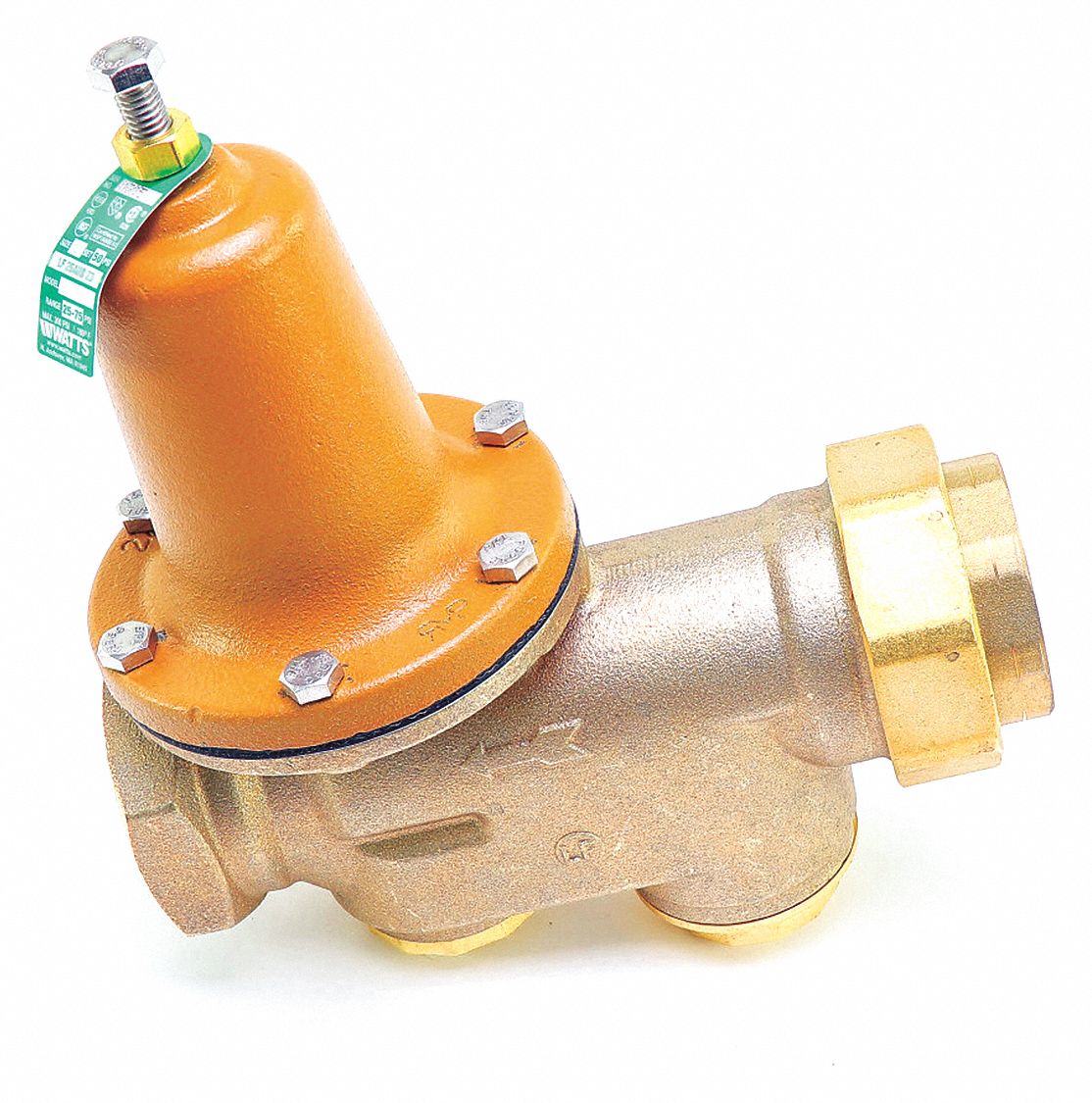 WATTS Regulator, 2", NPT, Lead Free, Pressure Reducing Valve, Fits