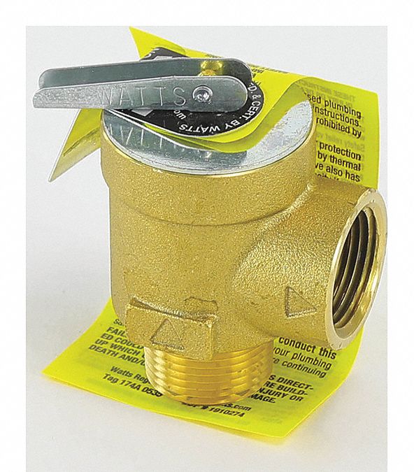 WATTS Pressure Safety Relief Valve, 3/4", 75 psi 162A310360281