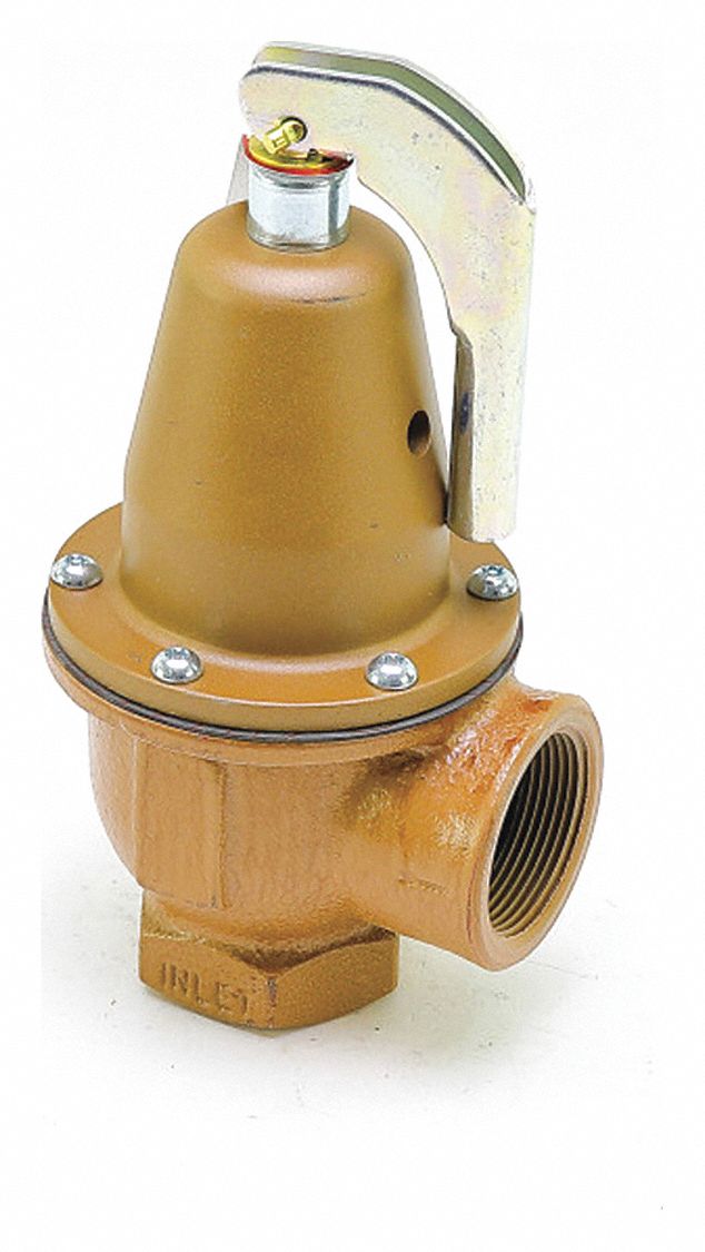 WATTS, Pressure Safety Relief Valve, 11/4", 30 psi, 2,105,000 Btu