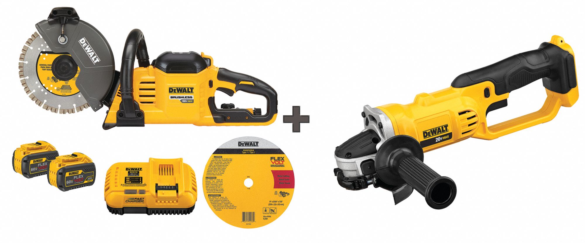 DEWALT Cut-Off Saw Kit, Electric, Blade 9" dia. - 165GV0|DCS690X2