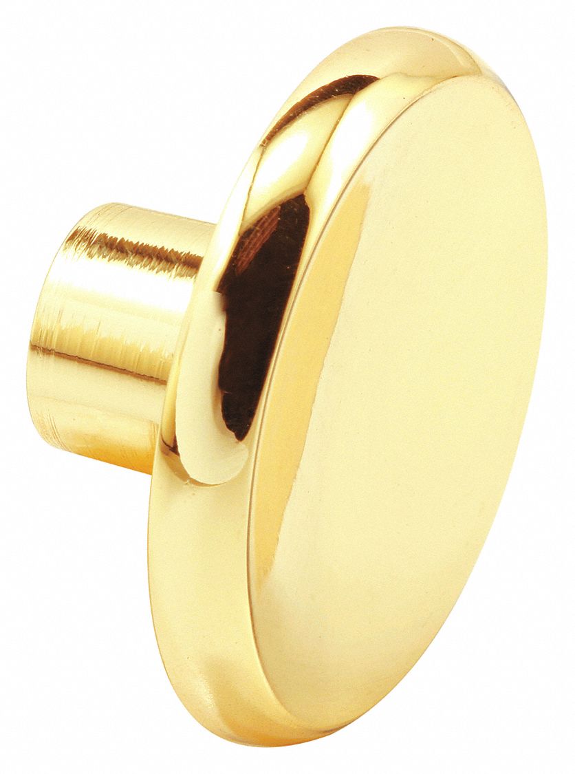 PRIMELINE Brass Pull Handle with Brass Plated Finish, Gold; Hardware