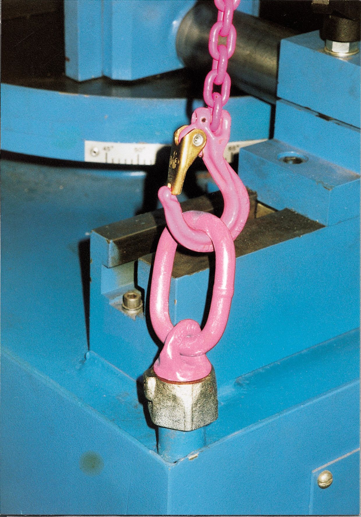 RUD CHAIN BoltOn Hoist Ring, M8 x 1.25 Thread Size, 660 lb Working Load Limit, 180° Pivot