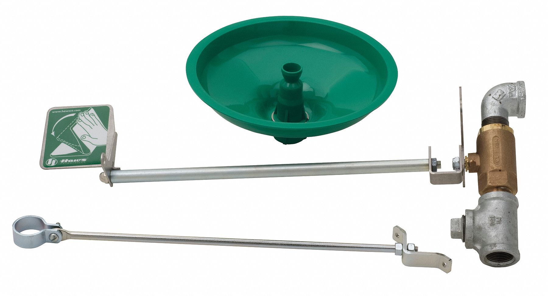 HAWS, Wall Mnt, Plastic Sprayhead, Plumbed Shower 16D3998111FP