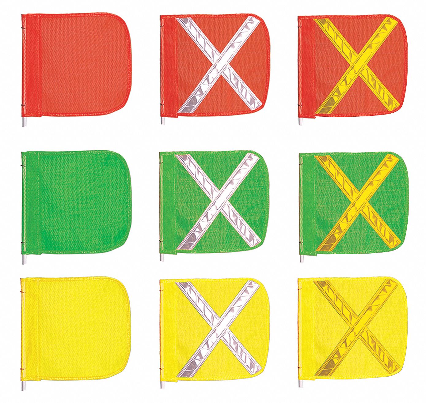 Checkers Industrial Prod Inc FS802516G Warning Whip Flag Reflexite X