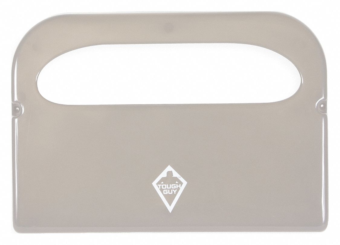 TOUGH GUY TOILET SEAT COVER DISPENSER,1/2 FOLD, 500 SEAT COVERS, GRAY