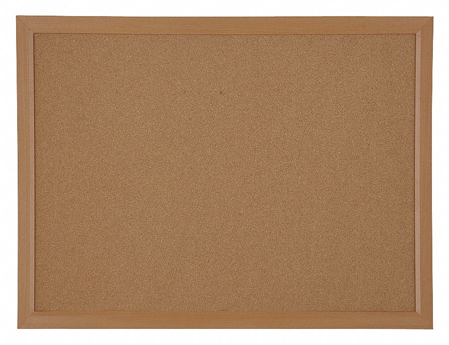 APPROVED VENDOR BULLETIN BOARD, CORK, 18H X 24W IN Bulletin Boards