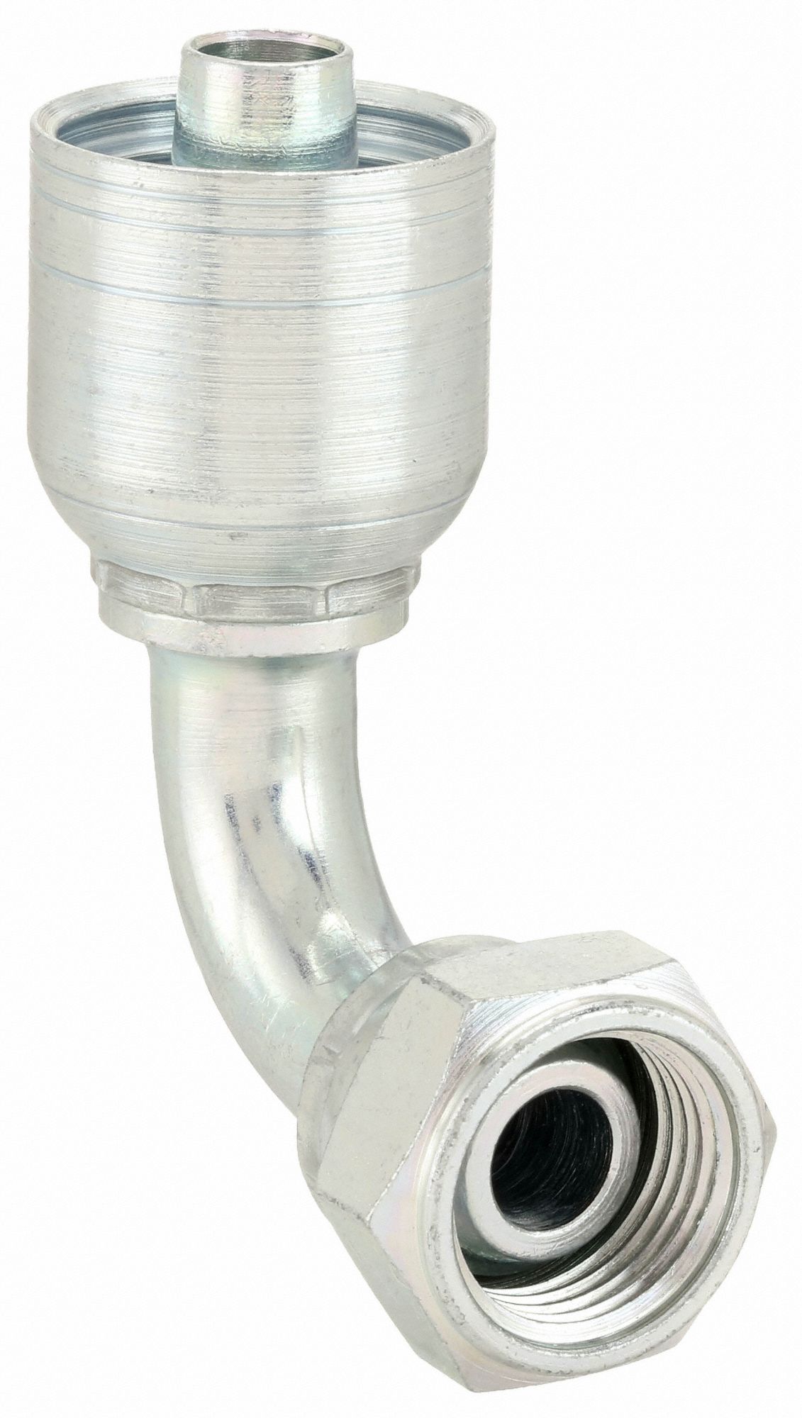 EATON AEROQUIP Hydraulic Crimp Fitting, Fitting Material Steel x Steel