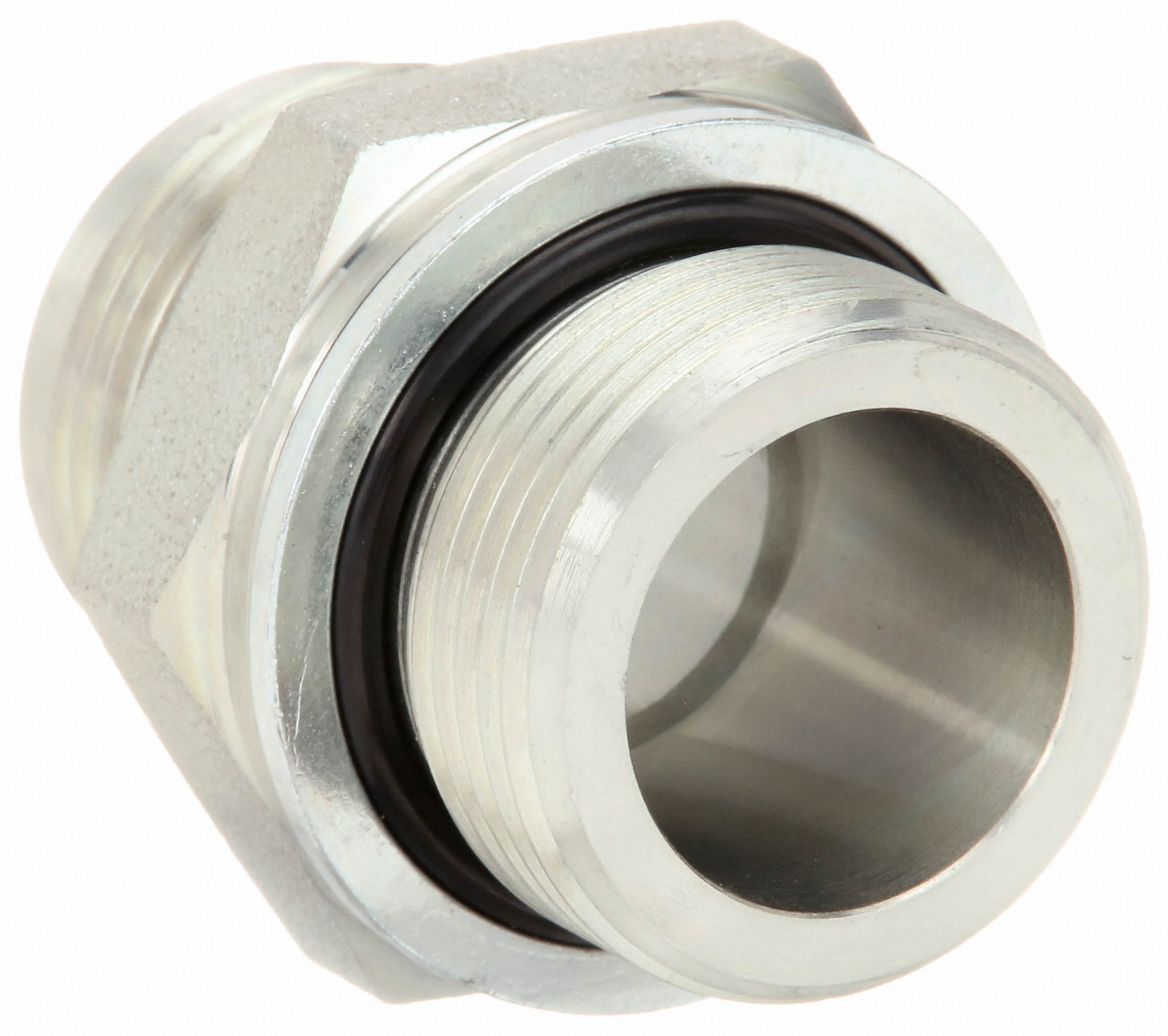 ADAPTALL Hydraulic Hose Adapter, Fitting Material Carbon Steel x Carbon