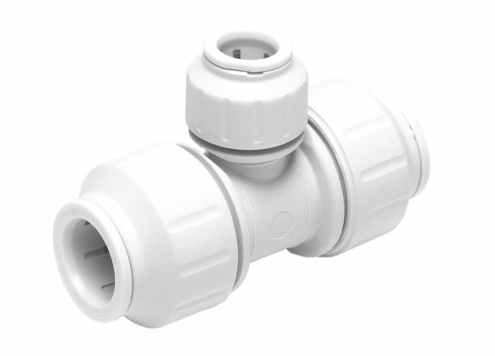 JOHN GUEST Reducing Tee, Tube Fitting Material PEX, Fitting Connection