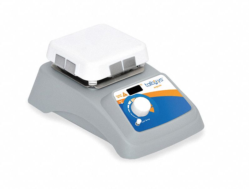TALBOYS Square, Hot Plate, Temp. Range (C) 5° to 500°, Plate Material