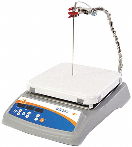 TALBOYS Square, Hot Plate, Temp. Range (C) 5° to 500°, Plate Material