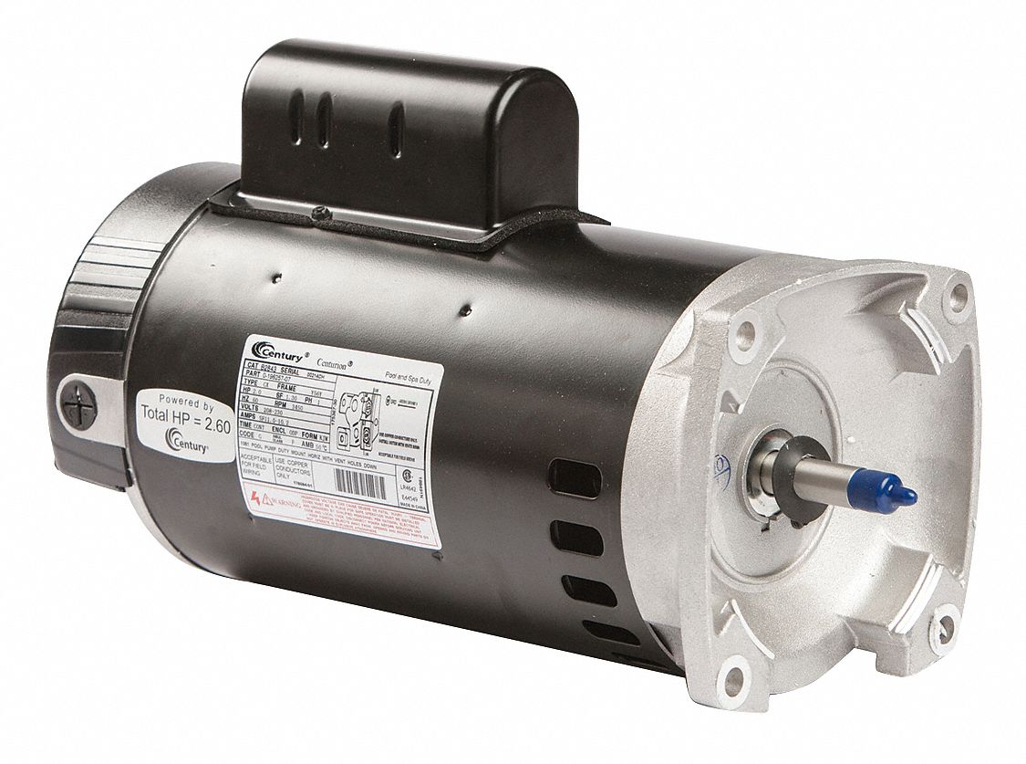 CENTURY Pool Pump Motor,3 HP,3450 RPM,208-230VAC - 16U444|B2844 - Grainger