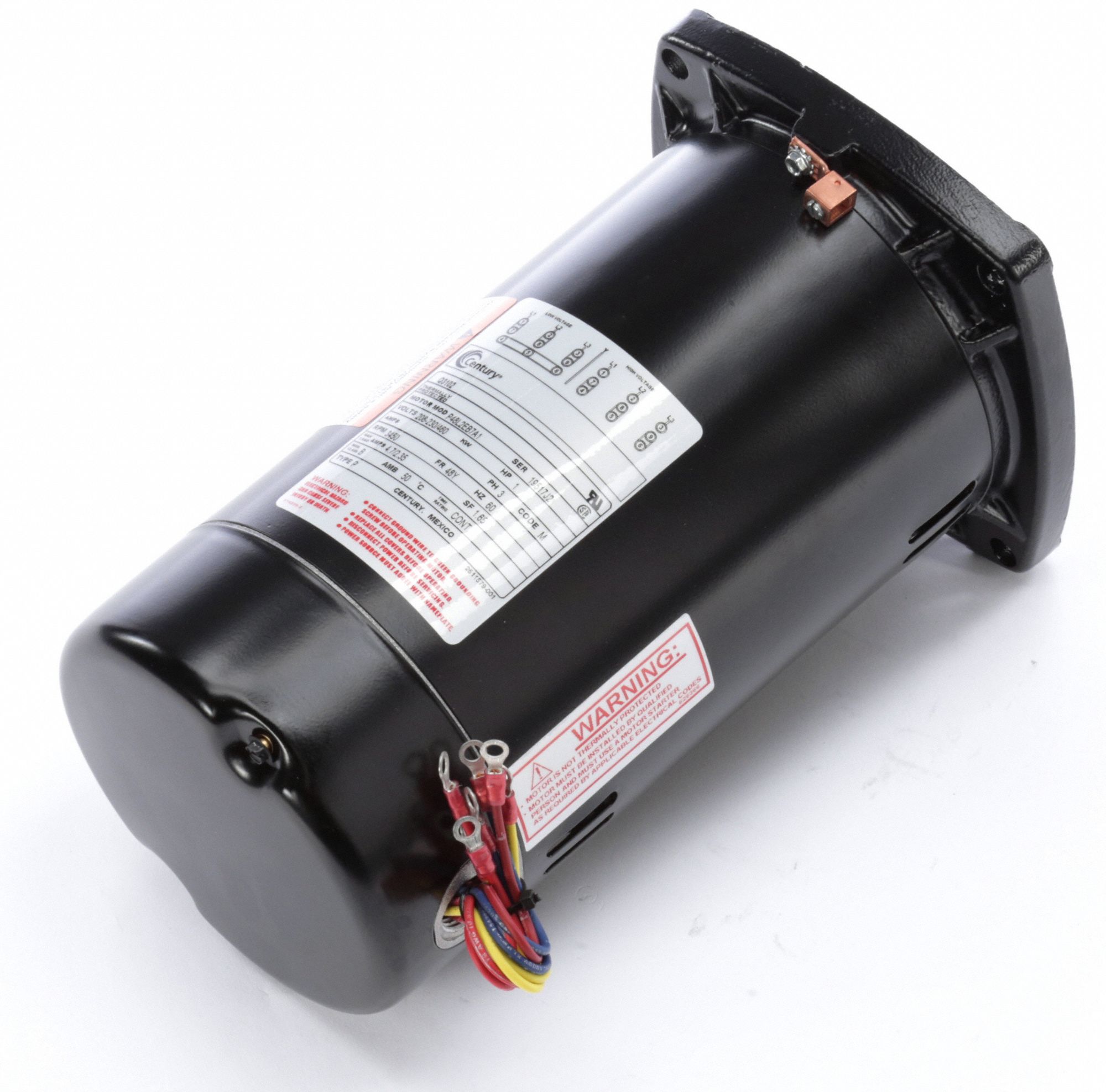 CENTURY Pool and Spa Pump Motor Face Mounting, 1 HP, 1.65 Motor