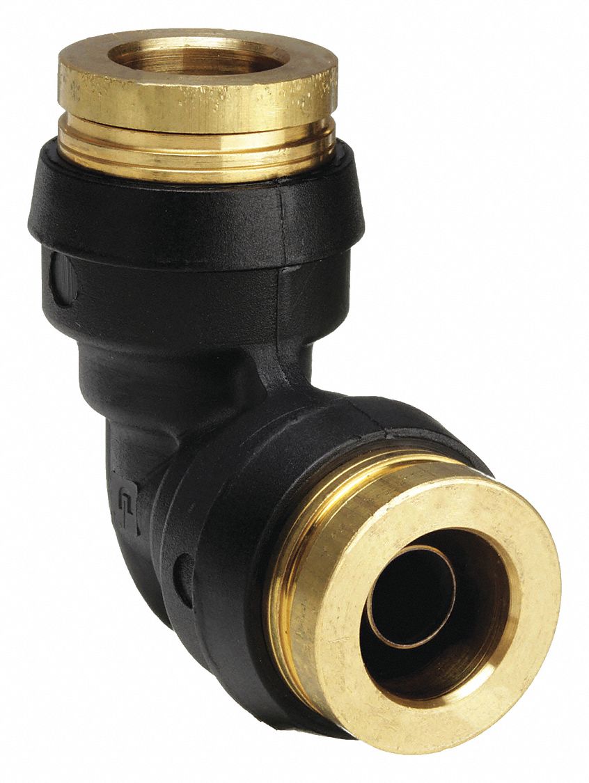 PARKER Union Elbow, 3/8 In., PK10 16W610365PTC6 Grainger